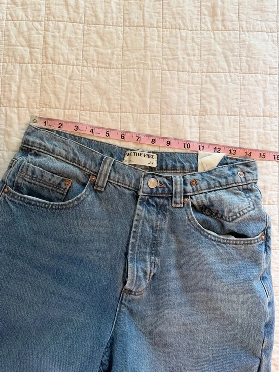 Free People We The Free Eden High Slouchy Flare Jeans NWT 27 Fast Forward - Picture 8 of 11